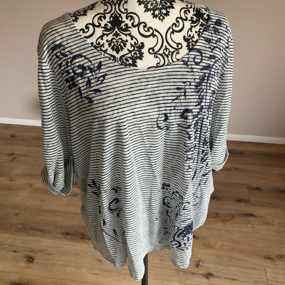 Lauren Ralph Lauren 3/4 sleeve Tee SZ XL